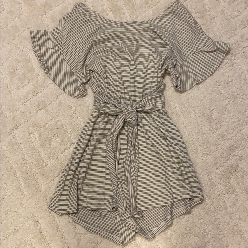 Striped romper